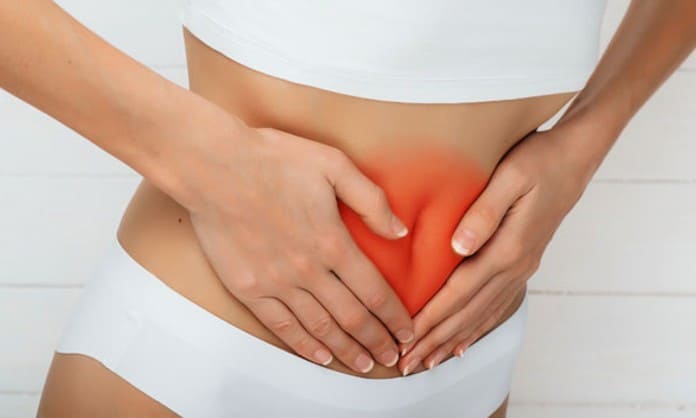 Parche térmico para alivio de cólico menstrual